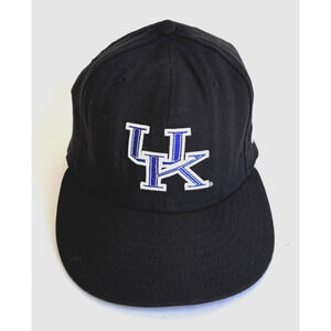 UK Kentucky Wildcats Hat Cap Black, One Fit Top Of The World size 7.5